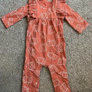 0-3M Cat & Jack Pumpkin Onesie
